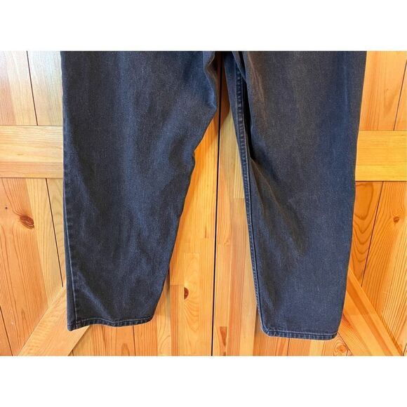 L.L. Bean Women's Relaxed Fit Jeans Black Double L Vintage Size 16P (2078) - Picture 5 of 7